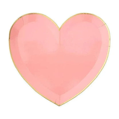 Meri Meri Party Palette Heart Plates (set of 8) - partyalacarte.co.in
