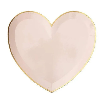 Meri Meri Party Palette Heart Plates (set of 8) - partyalacarte.co.in