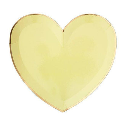 Meri Meri Party Palette Heart Plates (set of 8) - partyalacarte.co.in