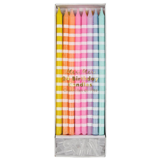 Meri Meri Pastel Party Candles (set of 24) - partyalacarte.co.in