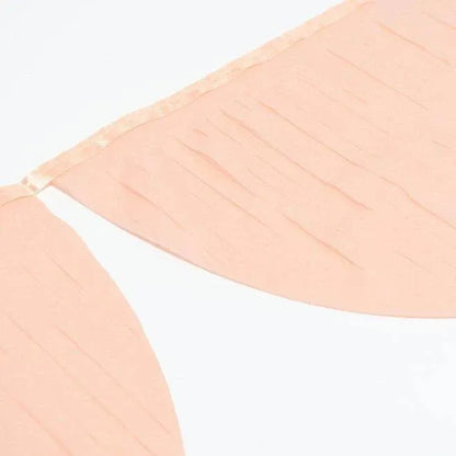 Meri Meri Peach Tissue Paper Scallop Garlands (set of 2) - partyalacarte.co.in