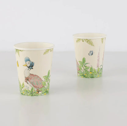 Meri Meri Peter Rabbit In The Garden Cups (x 8) - partyalacarte.co.in