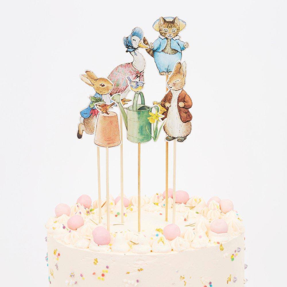 Meri Meri Peter Rabbit™ & Friends Cake Toppers (set of 6) - partyalacarte.co.in
