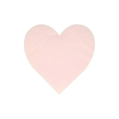 Meri Meri Pink Tone Large Heart Napkins (set of 20) - partyalacarte.co.in