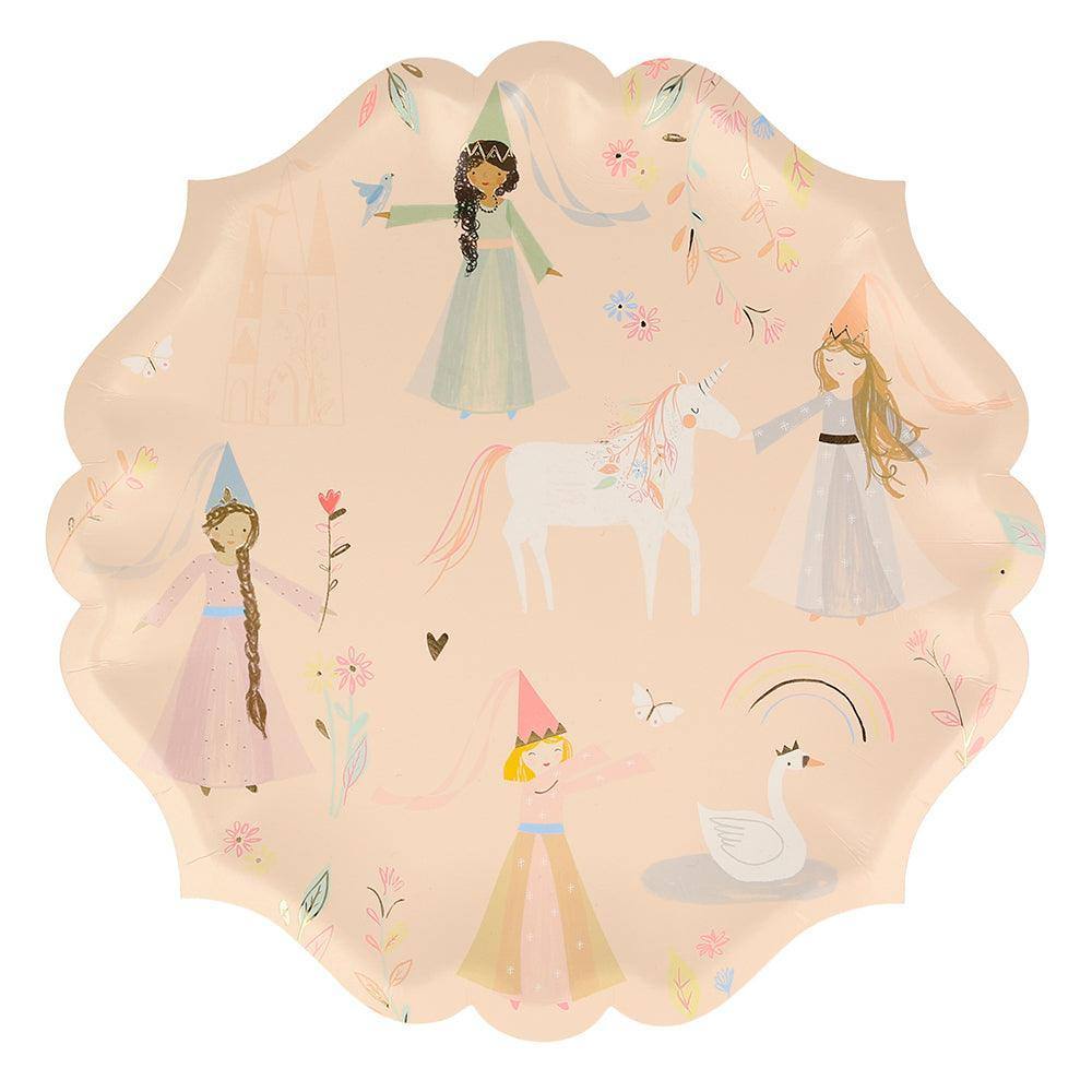 Meri Meri Princess Large Plates (set of 8) - partyalacarte.co.in