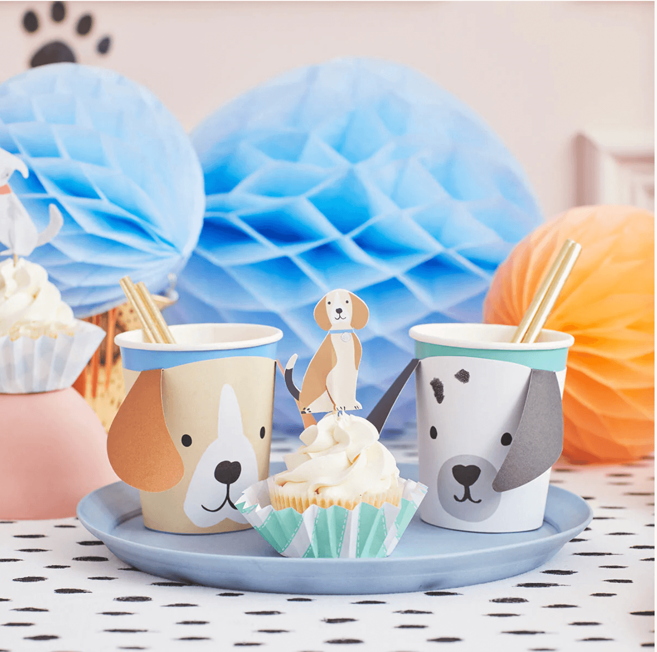 Meri Meri Puppy Cupcake Kit (x 24 toppers) - partyalacarte.co.in