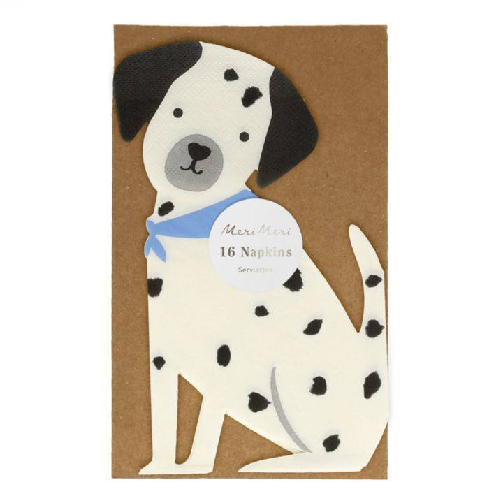 Meri Meri Puppy Napkins (x 16) - partyalacarte.co.in