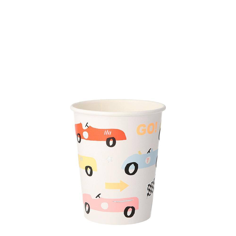 Meri Meri Race Car Party Cups (set of 8) - partyalacarte.co.in