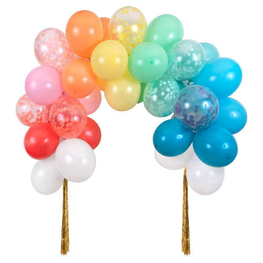 Meri Meri Rainbow Balloon Arch Kit (set of 40 balloons) - partyalacarte.co.in