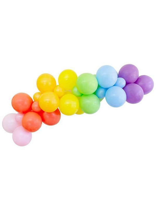 partyalacarte.in Rainbow Balloon Kit (Pack of 60) - partyalacarte.co.in