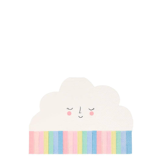 Meri Meri Rainbow Sun Cloud Napkins (set of 20) - partyalacarte.co.in