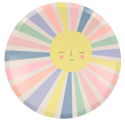 Meri Meri Rainbow Sun Dinner Plates (set of 12) - partyalacarte.co.in