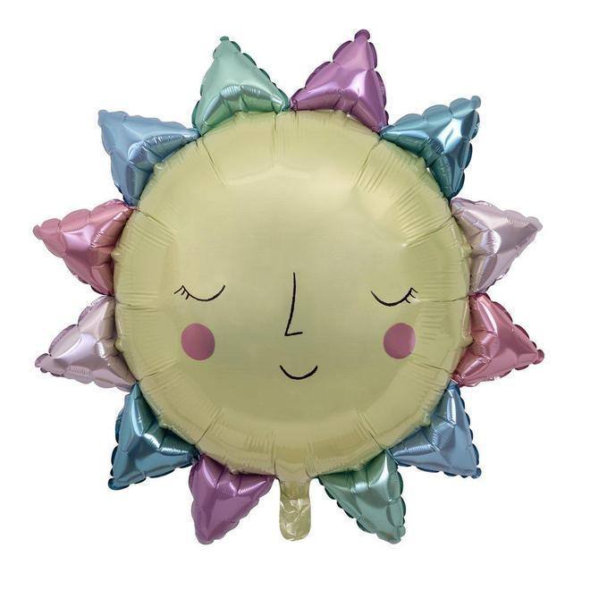 Meri Meri Rainbow Sun Foil Balloon - partyalacarte.co.in