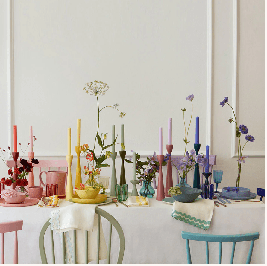 Meri Meri Rainbow Table Candles (x 12) - partyalacarte.co.in