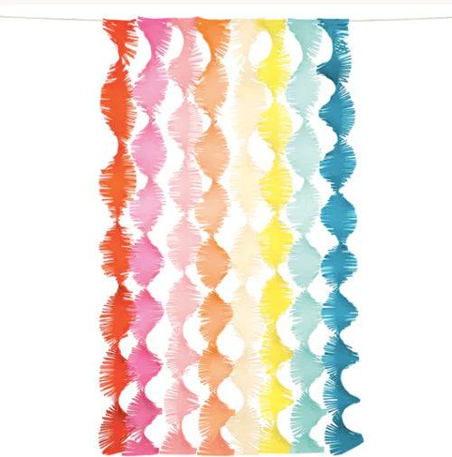 Meri Meri Rainbow Twisty Fringe Garland - partyalacarte.co.in