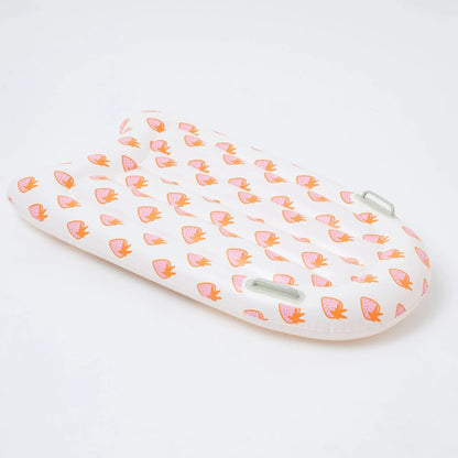 sunnylife Sea Seeker Strawberry Inflatable Boogie Board - partyalacarte.co.in