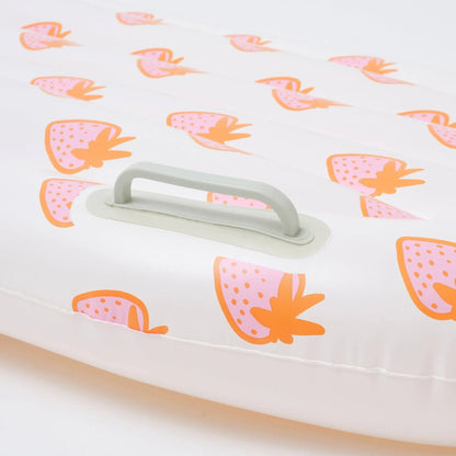 sunnylife Sea Seeker Strawberry Inflatable Boogie Board - partyalacarte.co.in