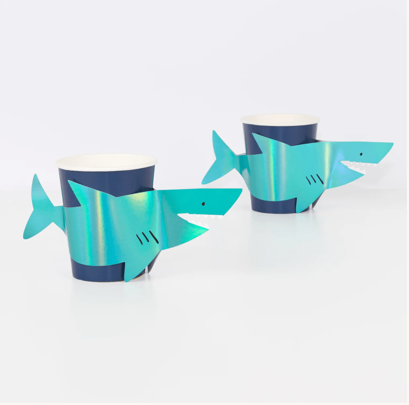 Meri Meri Shark Cups (x 8) - partyalacarte.co.in