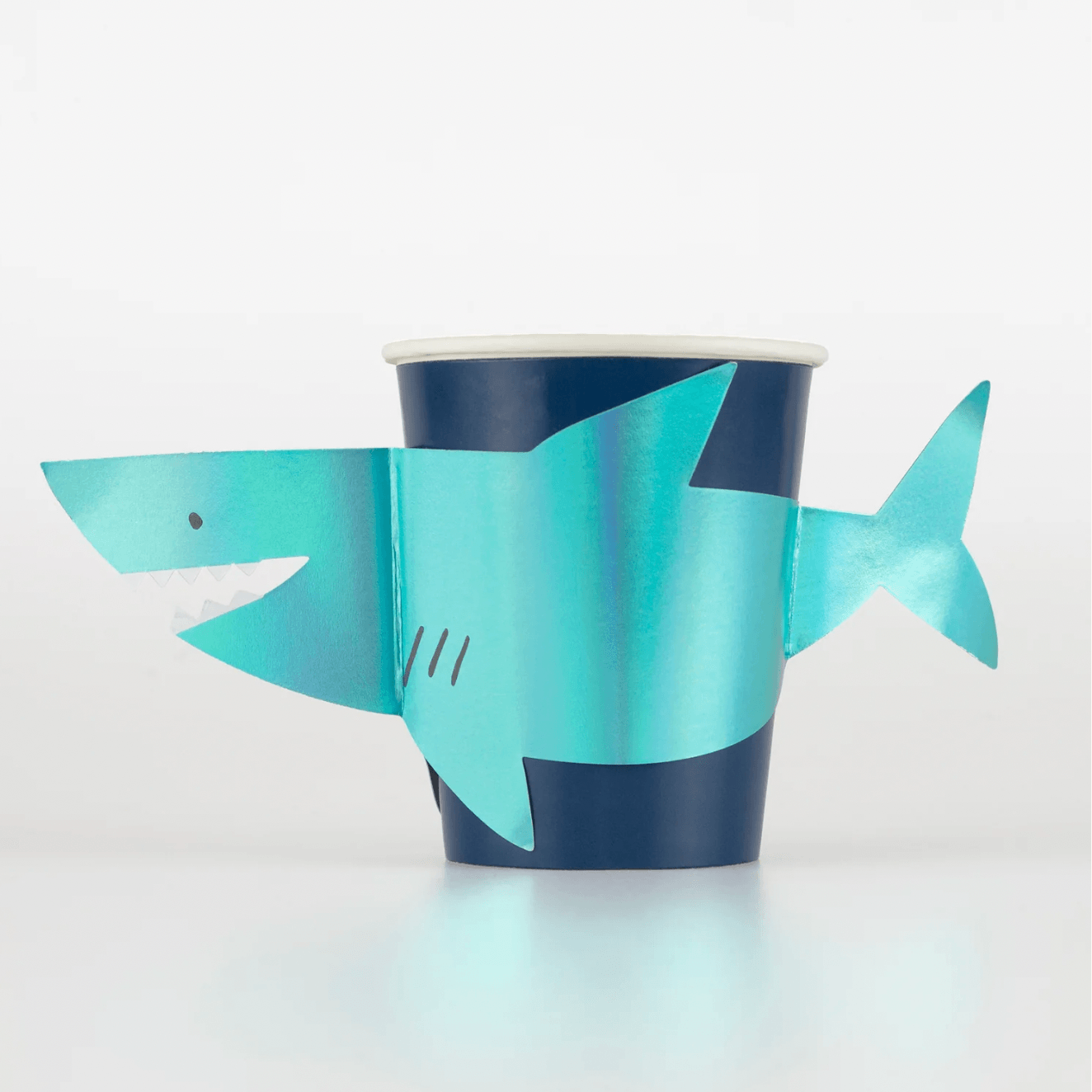 Meri Meri Shark Cups (x 8) - partyalacarte.co.in