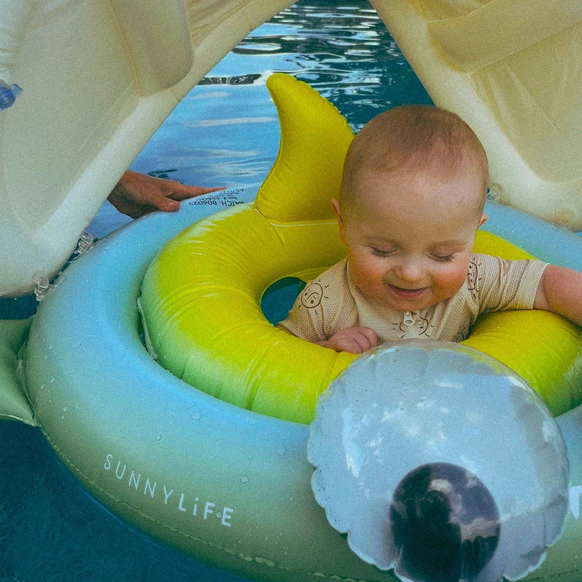 sunnylife Shark Tribe Baby Float - partyalacarte.co.in