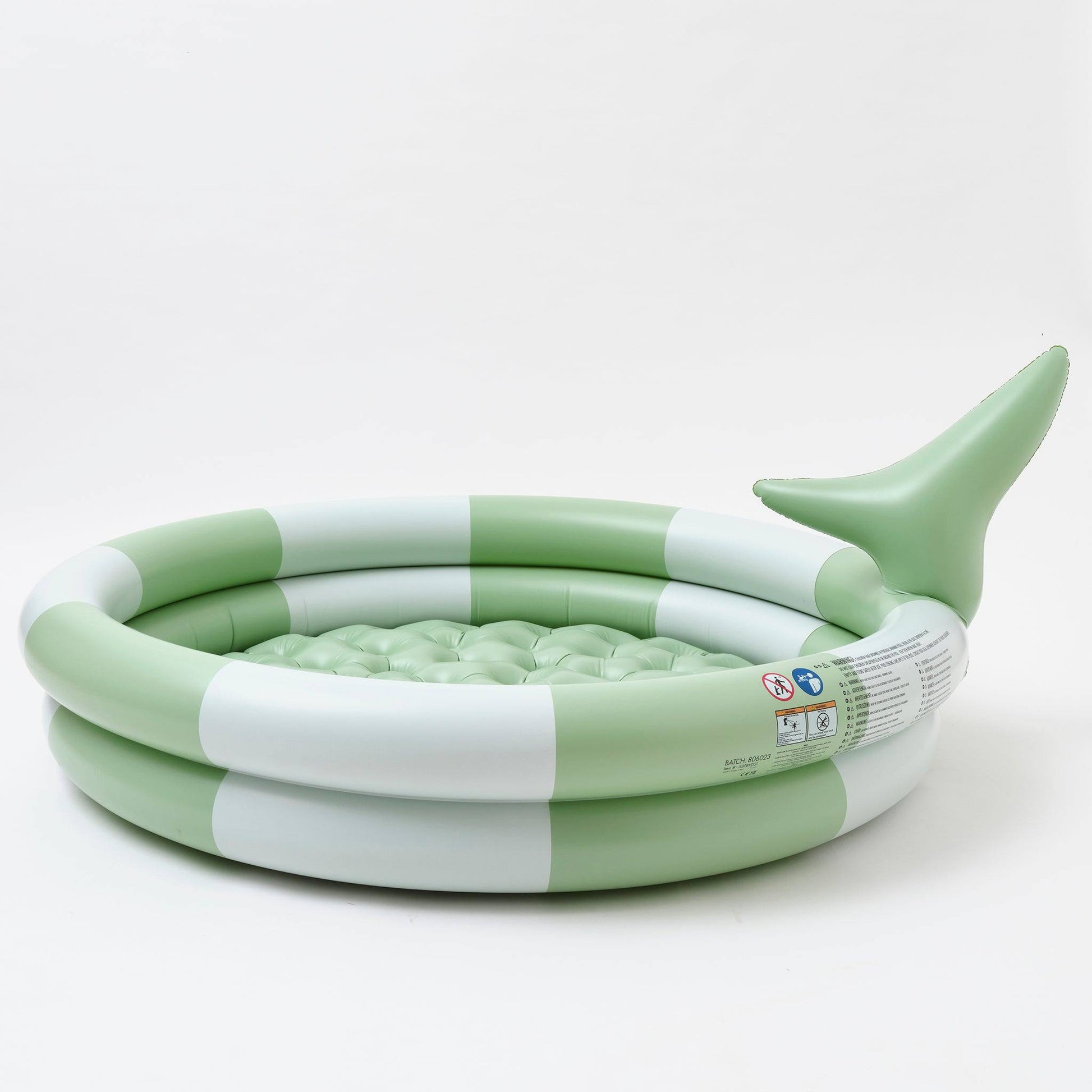 sunnylife Shark Tribe Inflatable Backyard Pool - partyalacarte.co.in