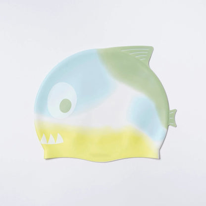 sunnylife Shark Tribe Shaped Swimming Cap - partyalacarte.co.in