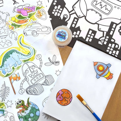 CleanColouring™ Magic Gel Painting Adventure Set