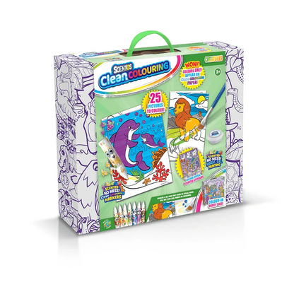 SCENTOS CLEAN COLOURING  BOX SET - CREATURES