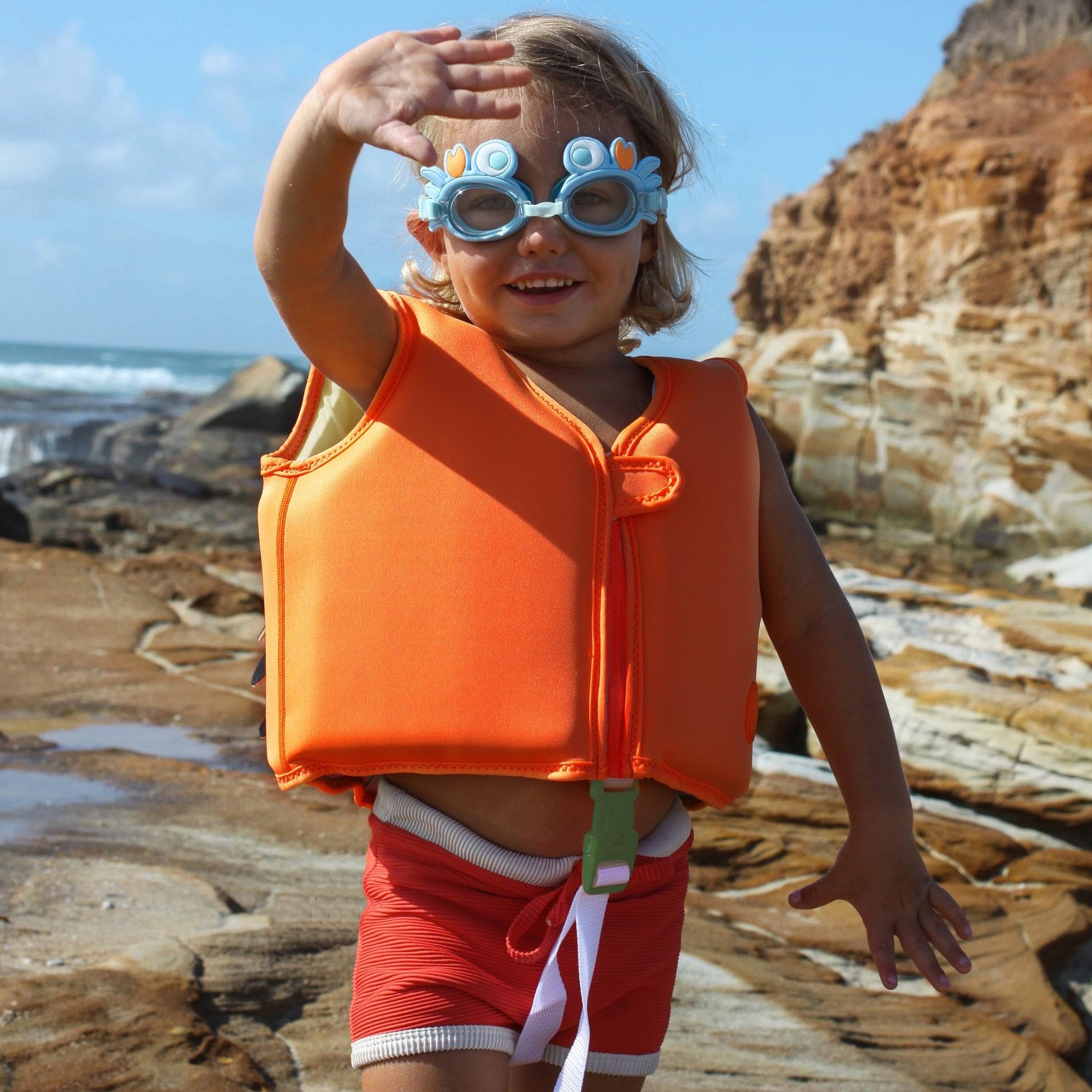 sunnylife Sonny the Sea Creature Mini Swim Goggles - partyalacarte.co.in