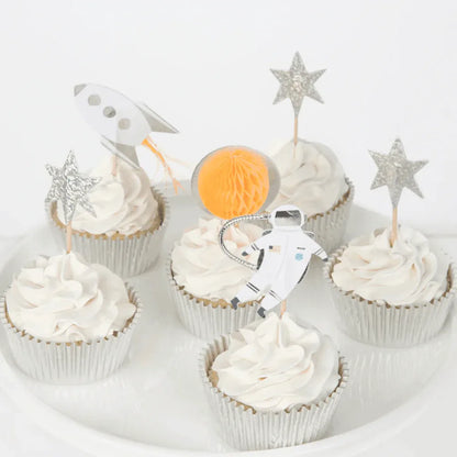 Meri Meri SPACE CUPCAKE KIT (SET OF 24) - partyalacarte.co.in