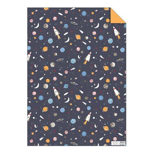 Meri Meri Space Wrapping Sheets - partyalacarte.co.in