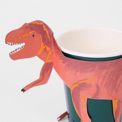 Meri Meri T-Rex Party Cups (set of 8) - partyalacarte.co.in