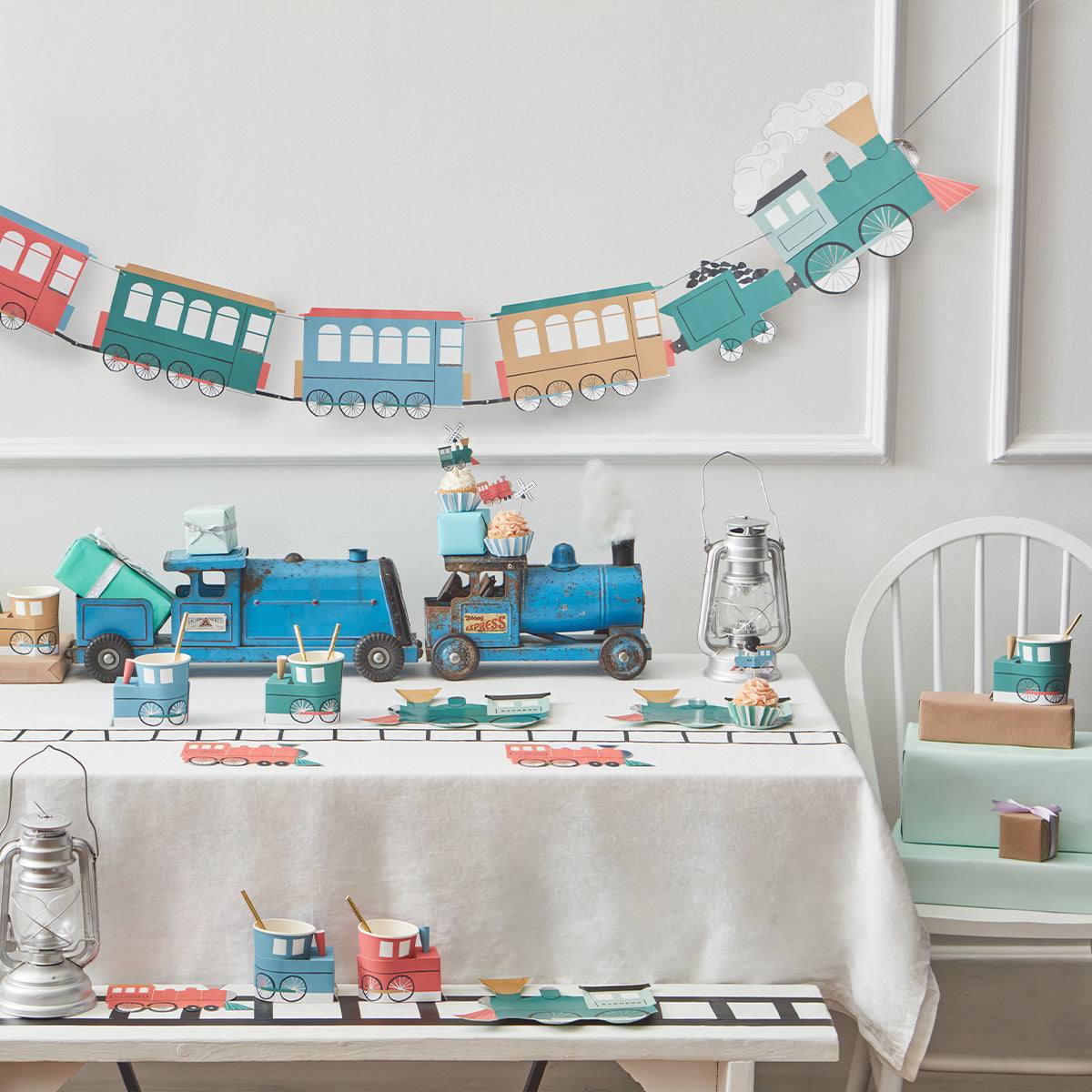 Meri Meri Train Cupcake Kit (x 24 toppers) - partyalacarte.co.in