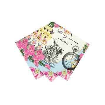 Talking Table Truly Alice Cocktail Napkins (pack of 20) - partyalacarte.co.in