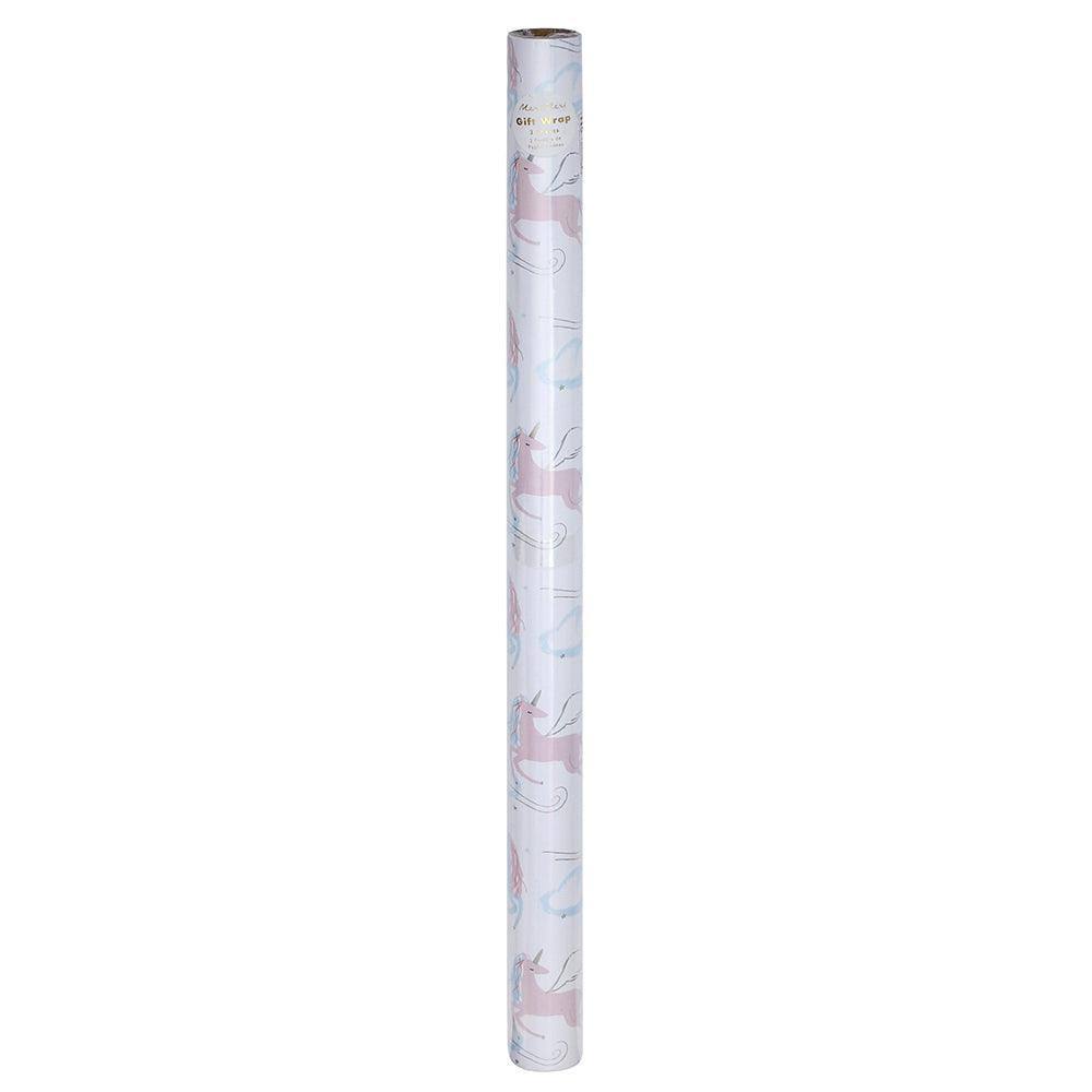 Meri Meri Unicorn Gift Wrap Roll (set of 3 sheets) - partyalacarte.co.in