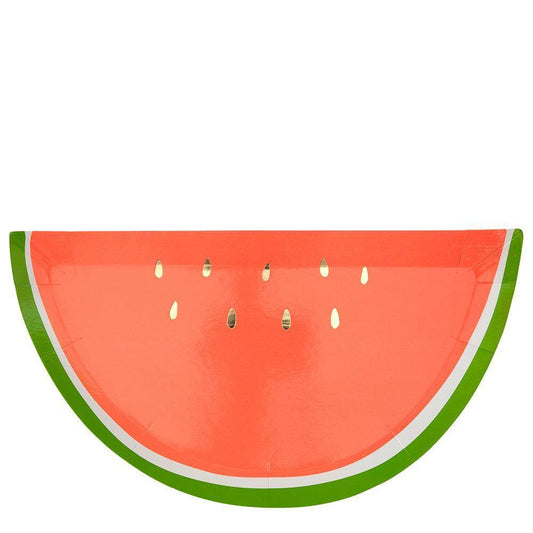 Meri Meri Watermelon Plates (set of 8) - partyalacarte.co.in