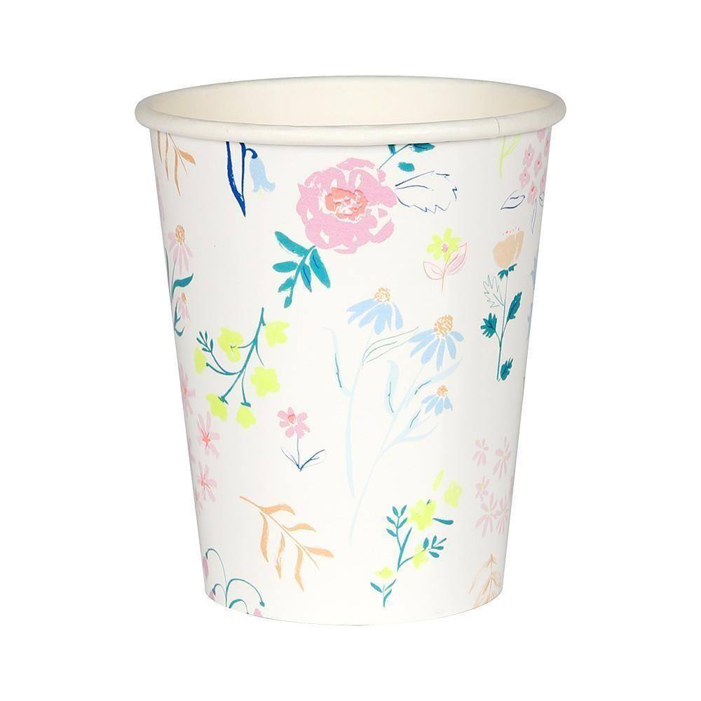 Meri Meri Wildflower Pastel Cups (x12) - partyalacarte.co.in