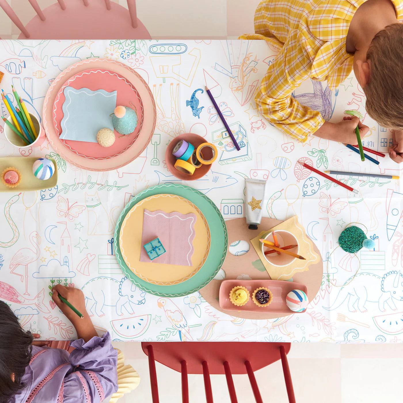 Color In Activity Tablecover