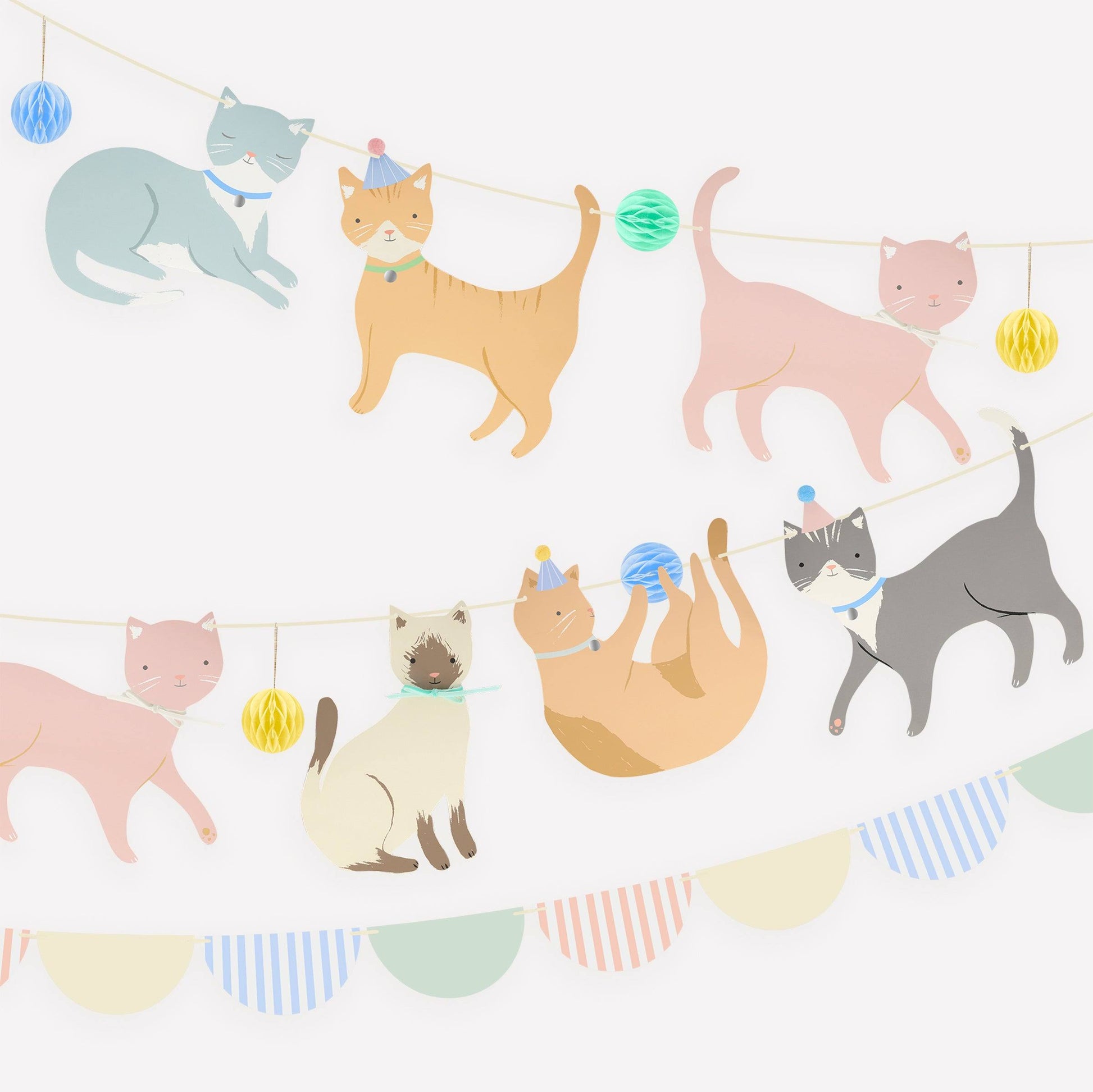 Meri Meri Cute Kittens Garland - partyalacarte.co.in