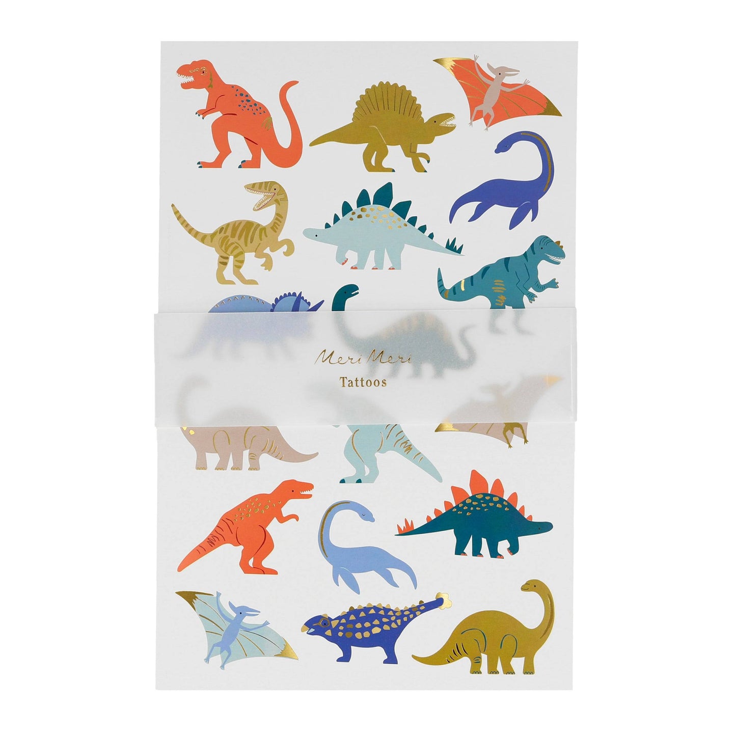 Meri Meri Dinosaurs Tattoo Sheets - partyalacarte.co.in