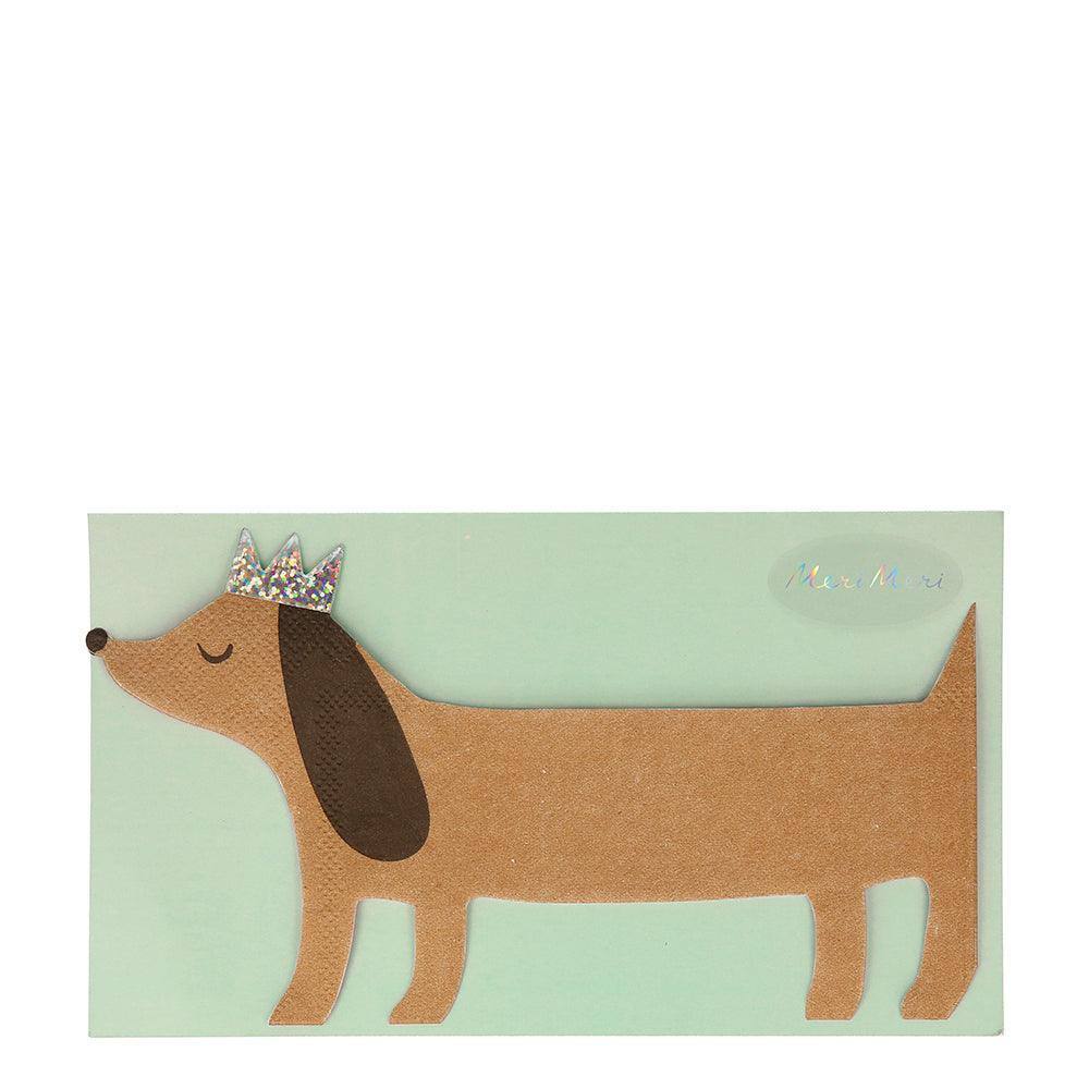 Meri Meri Sausage Dog Napkins (set of 16) - partyalacarte.co.in