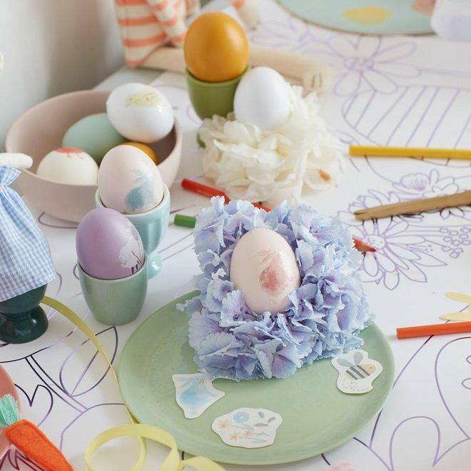 Meri Meri Spring Bunny Egg Decorating Tattoo Kit (set of 27 tattoos) - partyalacarte.co.in 