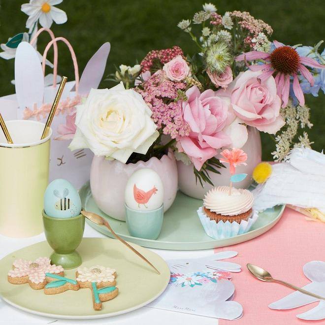 Meri Meri Spring Bunny Egg Decorating Tattoo Kit (set of 27 tattoos) - partyalacarte.co.in 